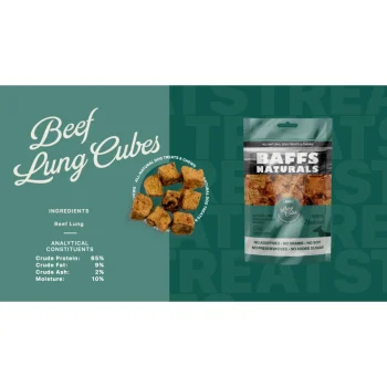 Baffs Naturals Beef Lung Cubes
