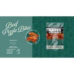 Baffs Naturals Beef Pizzle Bites