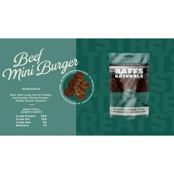 Baffs Naturals Beef Mini Burgers