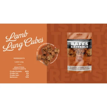Baffs Naturals Lamb Lung Cubes