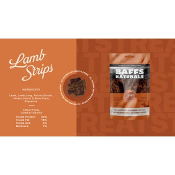 Baffs Naturals Lamb Strips
