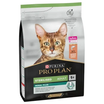 Pro Plan Sterilised Adult Cat Food 1+ Renal Plus Salmon 3kg