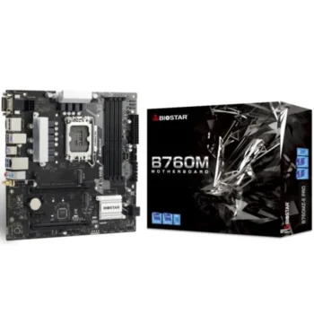 Biostar B760mz-E Pro Ddr5 6000 2xm2 Dp Hdmi Vga Matx 1700p Motherboard