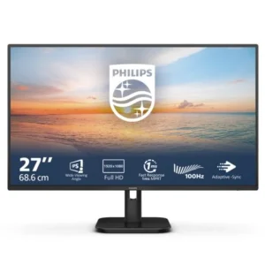Philips 27" 27e1n1100a/00 Ips Mm 1ms Hdmi,Vga,100hz,Speaker, Black Monitor