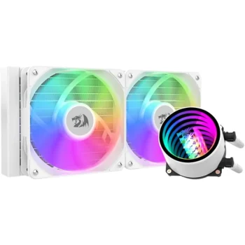 Redragon Ccw-3011w Argb Liquid Cpu Cooler, 240mm White Processor Fan