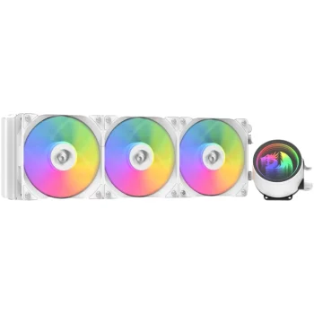 Redragon Ccw-3013w Argb Liquid Cpu Cooler, 360mm White Processor Fan