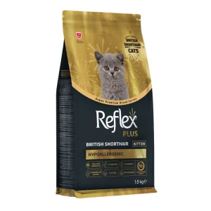 Reflex Plus Hypoallergenic British Shorthair Cat Food 1.5kg