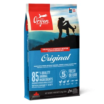 Orijen All Breed Adult Dog Food Grain Free Original Chicken Duck Fish 17kg